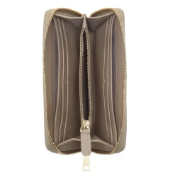 Isabel Bernard Cadeau d'Isabel taupe leren handtas en portemonnee giftset Best Sale