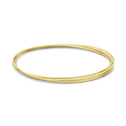 Isabel Bernard Cour d'Honneur Adora 14 karaat gouden bangles met 3 armbanden Cheap