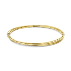 Isabel Bernard Cour d'Honneur Adora 14 karaat gouden bangles met 5 armbanden Discount