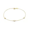 Isabel Bernard De la Paix Alfie 14 karaat gouden armband met diamant 0.12 karaat Sale