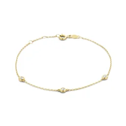 Isabel Bernard De la Paix Alfie 14 karaat gouden armband met diamant 0.12 karaat Sale