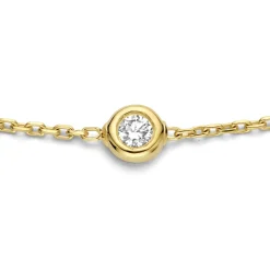 Isabel Bernard De la Paix Alfie 14 karaat gouden armband met diamant 0.12 karaat Sale