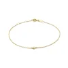 Isabel Bernard De la Paix Alfie 14 karaat gouden armband met diamant 0.05 karaat Outlet