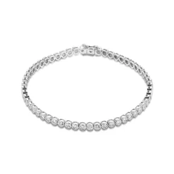 Isabel Bernard De la Paix Alfie 14 karaat witgouden tennis armband met diamant 0.36 karaat Hot