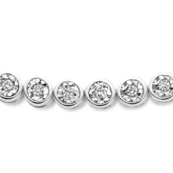 Isabel Bernard De la Paix Alfie 14 karaat witgouden tennis armband met diamant 0.36 karaat Hot