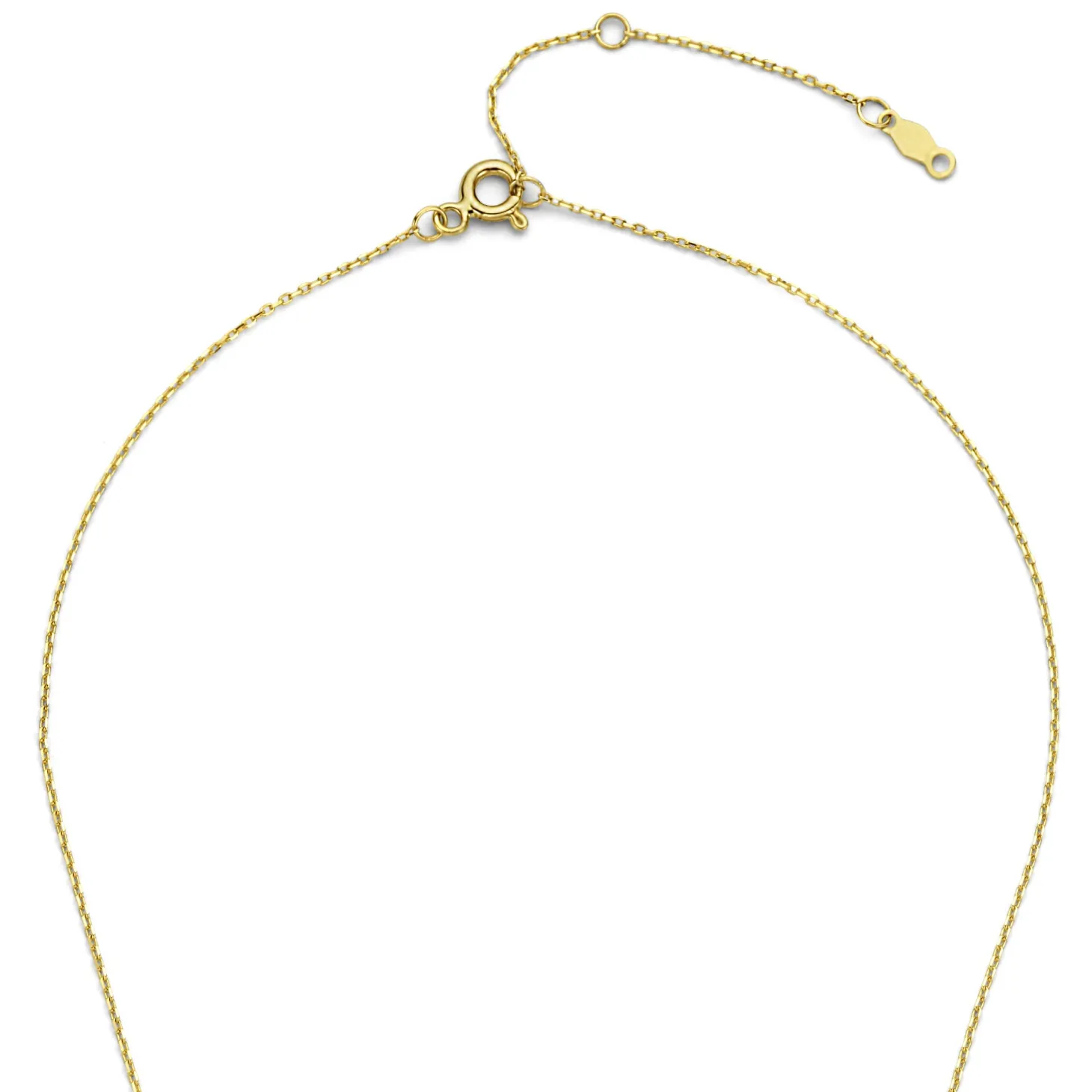 Isabel Bernard De la Paix Celesse 14 karaat gouden collier met diamant 0.07 karaat Cheap