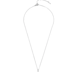Isabel Bernard De la Paix Celesse 14 karaat witgouden collier met diamant 0.07 karaat Clearance