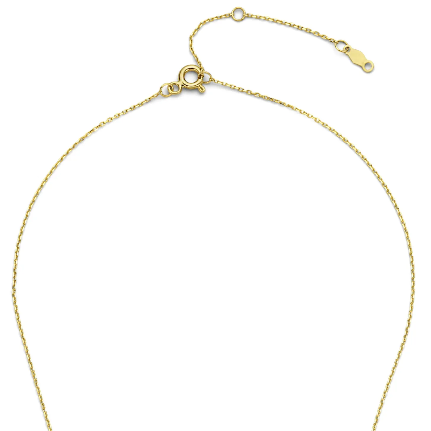 Isabel Bernard De la Paix Céline 14 karaat gouden collier met diamant 0.05 karaat Sale