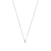 Isabel Bernard De la Paix Céline 14 karaat witgouden collier met diamant 0.05 karaat Sale
