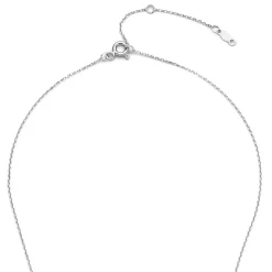 Isabel Bernard De la Paix Céline 14 karaat witgouden collier met diamant 0.05 karaat Sale