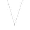 Isabel Bernard De la Paix Emily 14 karaat witgouden collier met diamant 0.05 karaat Best