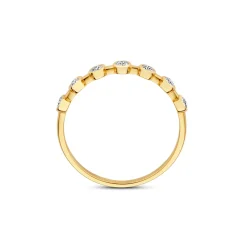 Isabel Bernard De la Paix Flavie 14 karaat gouden ring met diamant 0.18 karaat Store
