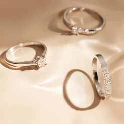 Isabel Bernard De la Paix Hanaé 14 karaat witgouden ring met diamant 0.08 karaat Online