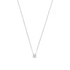Isabel Bernard De la Paix Hanaé 14 karaat witgouden collier met diamant 0.08 karaat Clearance