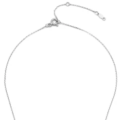 Isabel Bernard De la Paix Hanaé 14 karaat witgouden collier met diamant 0.08 karaat Clearance