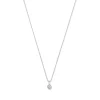 Isabel Bernard De la Paix Inaya 14 karaat witgouden collier met diamant 0.03 karaat Cheap