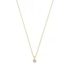 Isabel Bernard De la Paix Inaya 14 karaat gouden collier met diamant 0.03 karaat Fashion