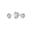 Isabel Bernard De la Paix Inaya 14 karaat witgouden oorknoppen met diamant 0.04 karaat Store