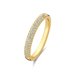 Isabel Bernard De la Paix Laure 14 karaat gouden ring met diamant 0.22 karaat Discount