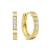 Isabel Bernard De la Paix Madeline 14 karaat gouden creolen met diamant 0.15 karaat Shop