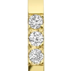 Isabel Bernard De la Paix Madeline 14 karaat gouden creolen met diamant 0.15 karaat Shop