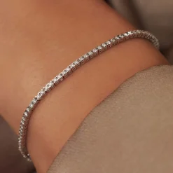 Isabel Bernard De la Paix Madeline 14 karaat witgouden tennis armband met diamant 1.08 karaat Shop
