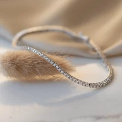 Isabel Bernard De la Paix Madeline 14 karaat witgouden tennis armband met diamant 1.08 karaat Shop