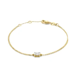 Isabel Bernard De la Paix Maxime 14 karaat gouden armband met diamant 0.10 karaat Best Sale