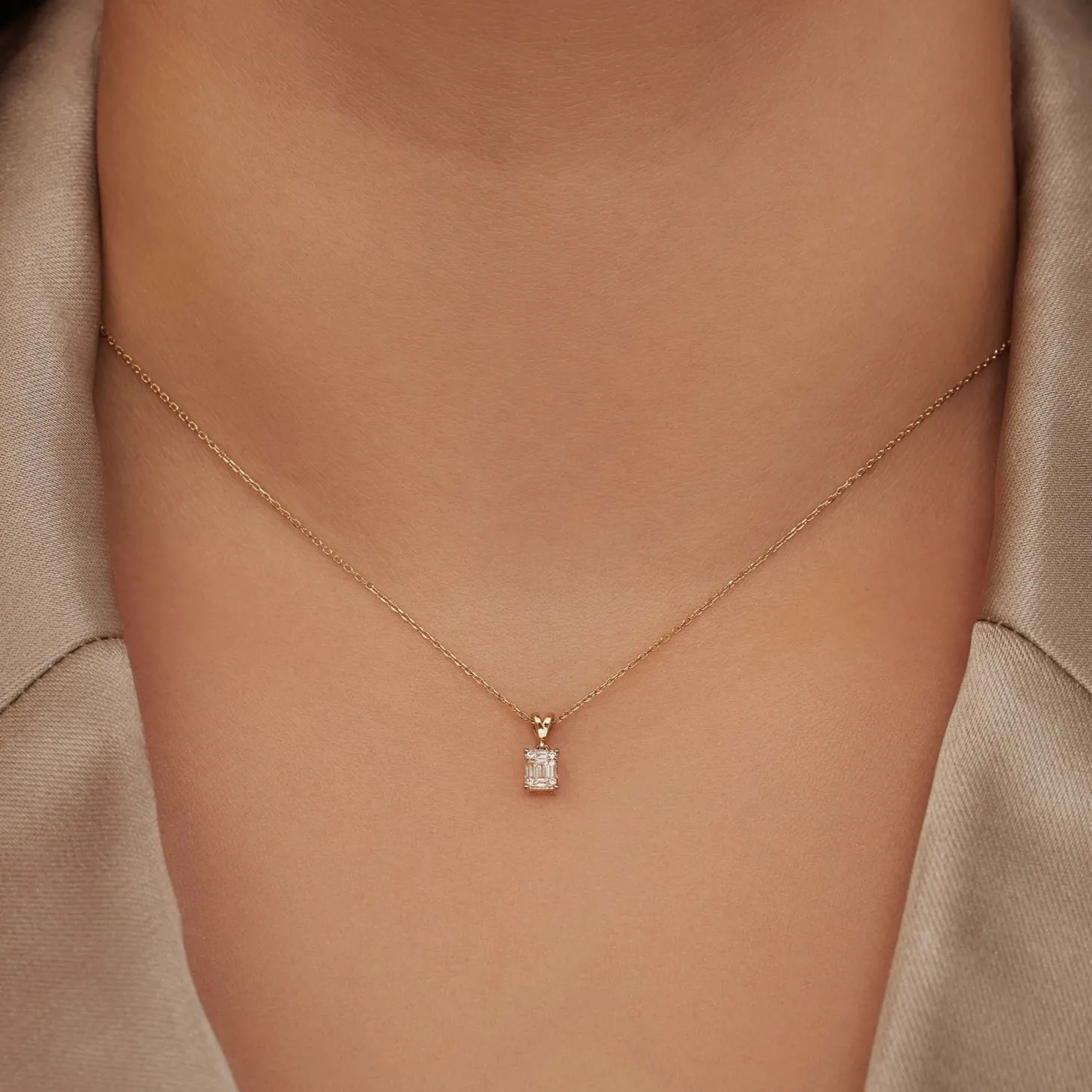 Isabel Bernard De la Paix Maxime 14 karaat gouden collier met diamant 0.11 karaat Flash Sale