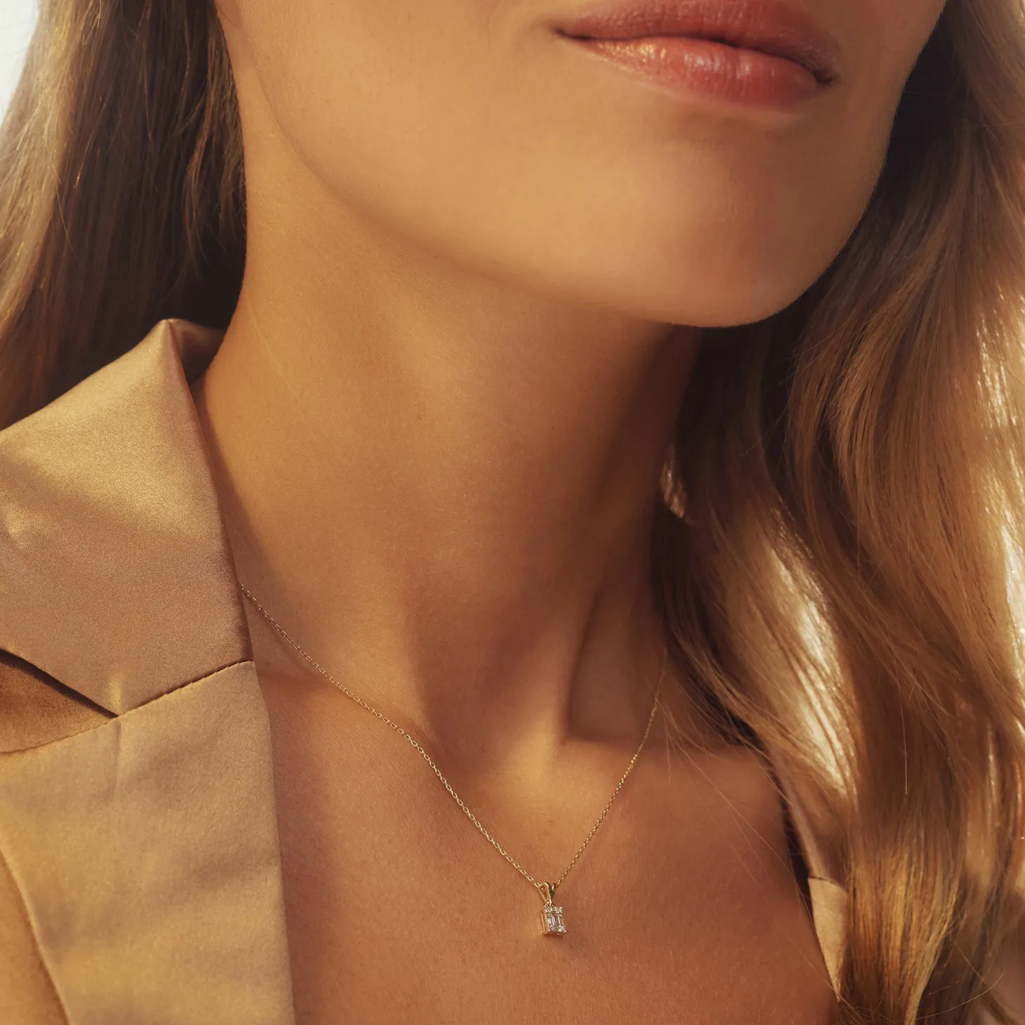 Isabel Bernard De la Paix Maxime 14 karaat gouden collier met diamant 0.11 karaat Flash Sale