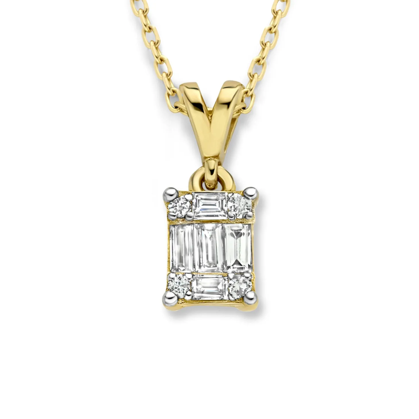 Isabel Bernard De la Paix Maxime 14 karaat gouden collier met diamant 0.11 karaat Flash Sale