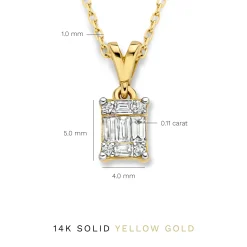 Isabel Bernard De la Paix Maxime 14 karaat gouden collier met diamant 0.11 karaat Flash Sale