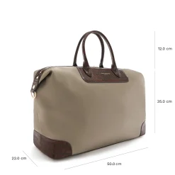 Isabel Bernard Du Louvre Celie taupe weekendtas klein Clearance