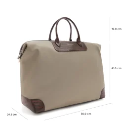 Isabel Bernard Du Louvre Clarice taupe weekendtas middel Cheap