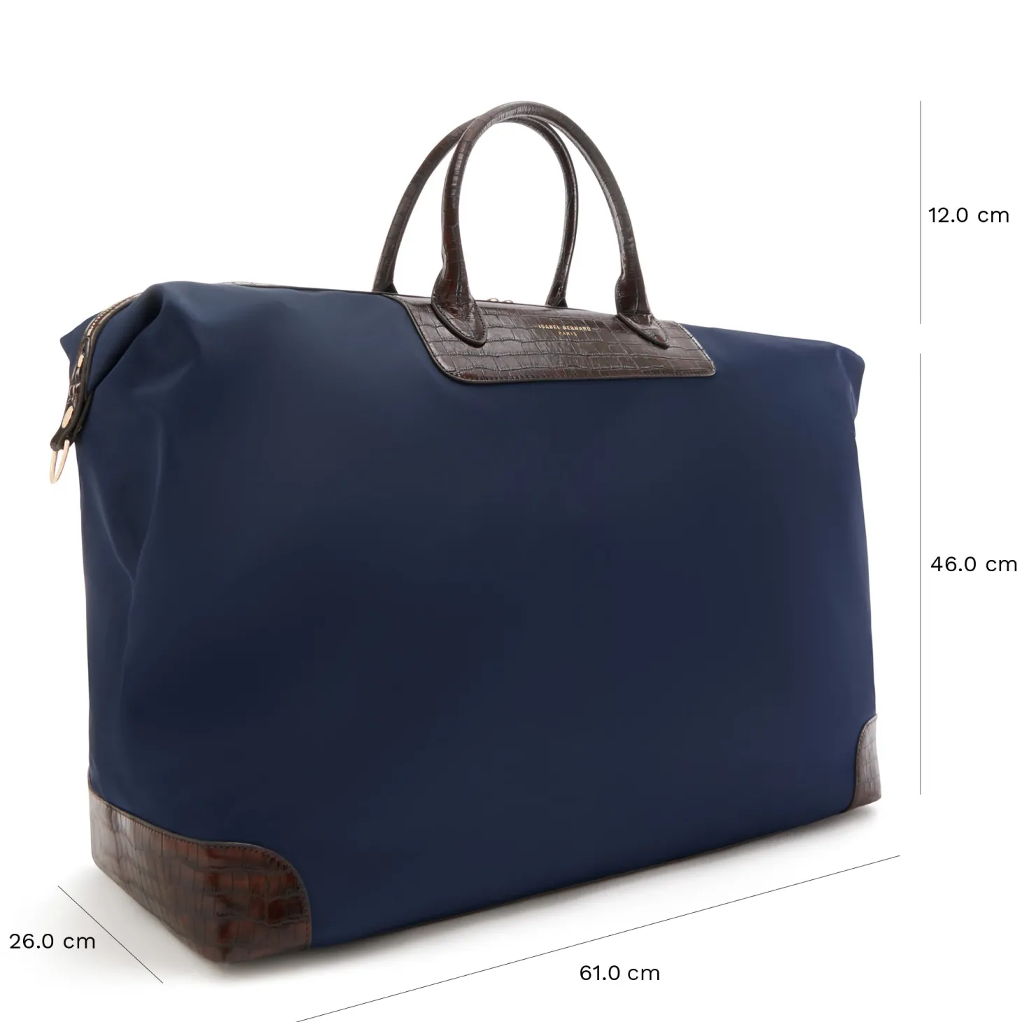 Isabel Bernard Du Louvre Colette blauwe weekendtas groot Best Sale