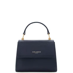 Isabel Bernard Femme Forte Heline blauwe leren handtas van kalfsleer Sale