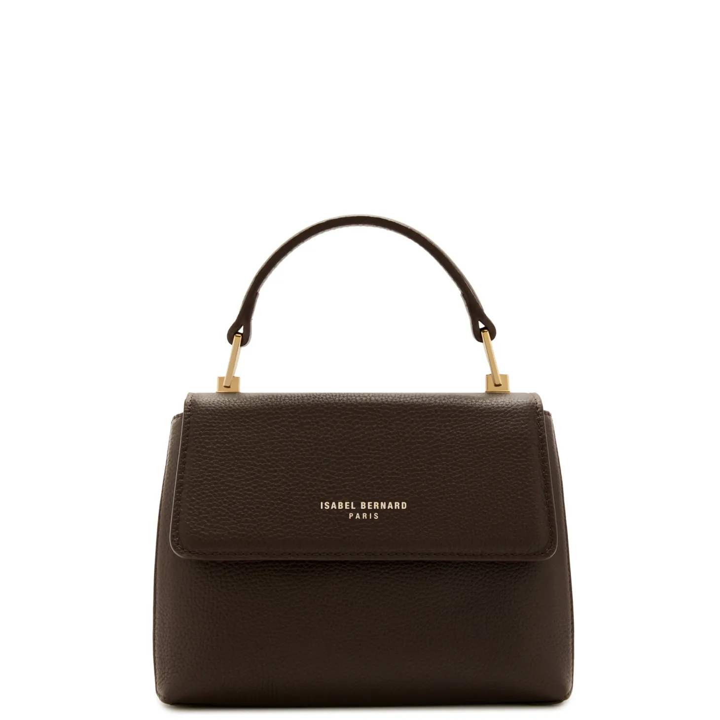 Isabel Bernard Femme Forte Heline bruine leren handtas van kalfsleer Flash Sale