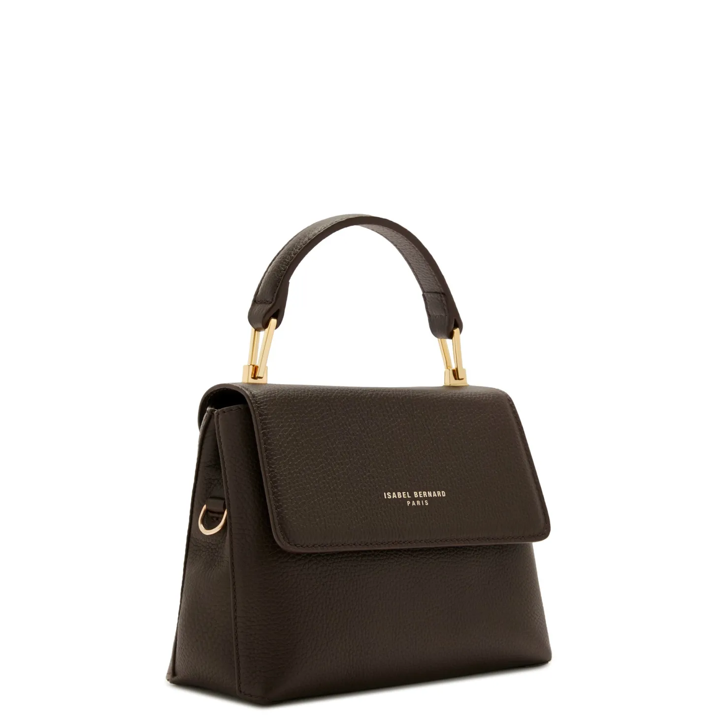 Isabel Bernard Femme Forte Heline bruine leren handtas van kalfsleer Flash Sale