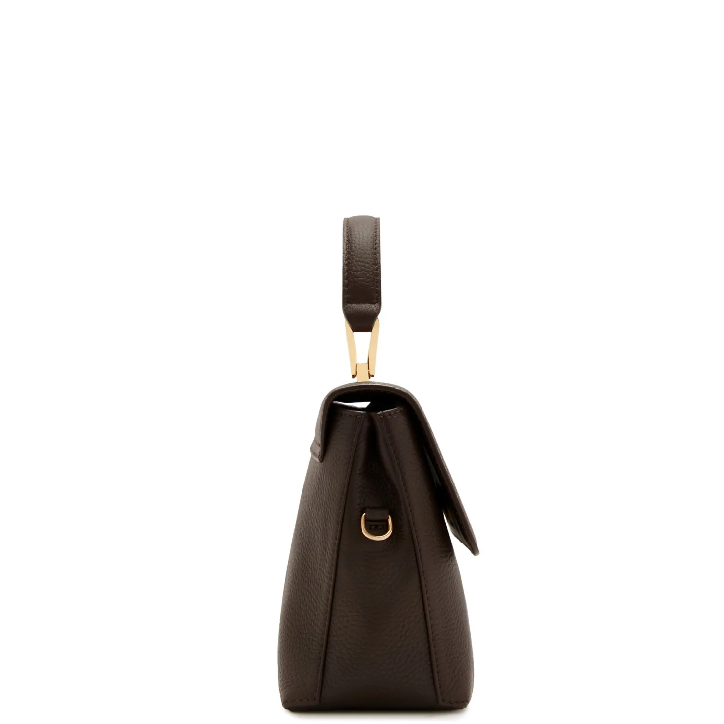 Isabel Bernard Femme Forte Heline bruine leren handtas van kalfsleer Flash Sale