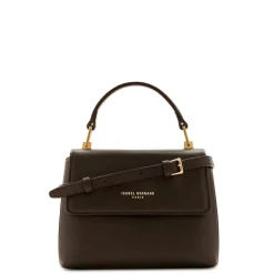 Isabel Bernard Femme Forte Heline bruine leren handtas van kalfsleer Flash Sale