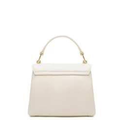 Isabel Bernard Femme Forte Heline crème leren handtas van kalfsleer New