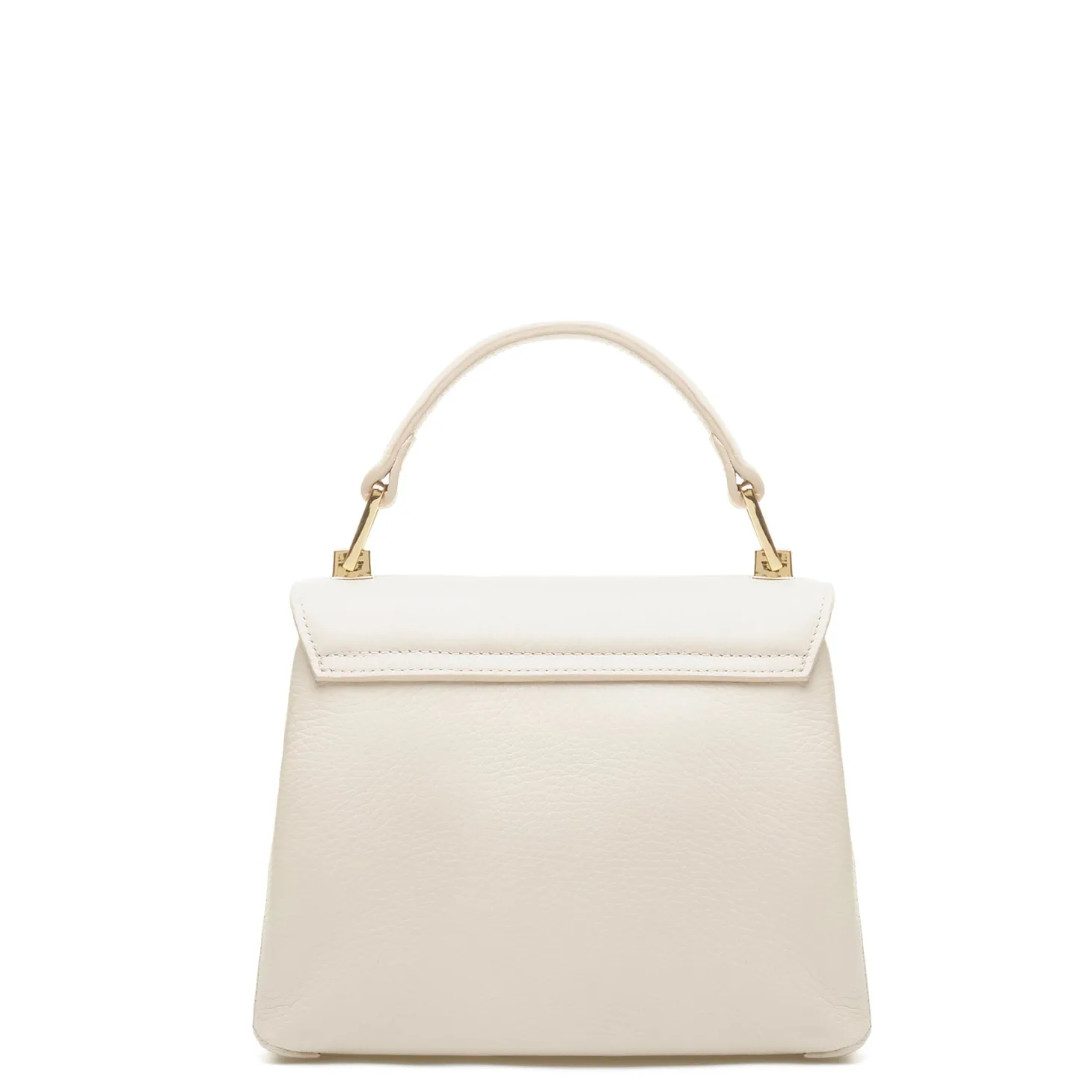 Isabel Bernard Femme Forte Heline crème leren handtas van kalfsleer New