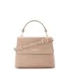 Isabel Bernard Femme Forte Heline croco beige leren handtas van kalfsleer Fashion