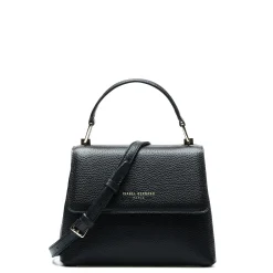 Isabel Bernard Femme Forte Heline zwarte leren handtas van kalfsleer New