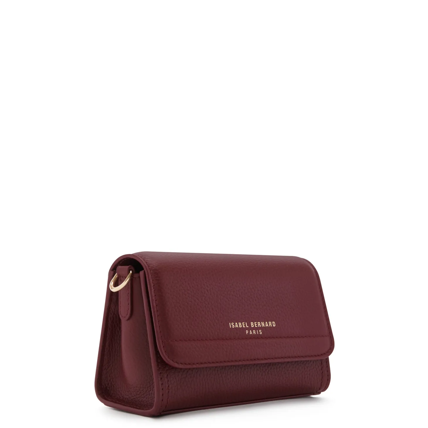 Isabel Bernard Femme Forte Kim bordeaux leren crossbody tas van kalfsleer Cheap
