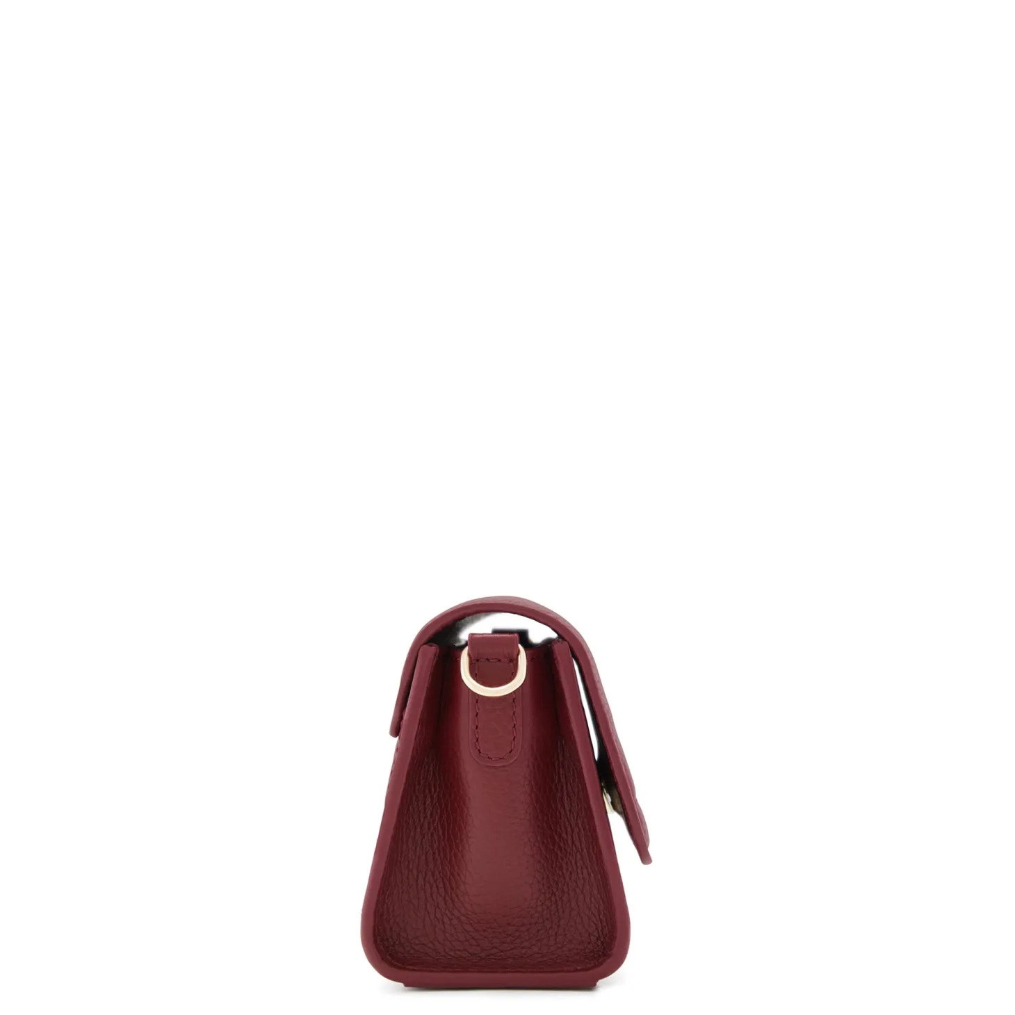 Isabel Bernard Femme Forte Kim bordeaux leren crossbody tas van kalfsleer Cheap
