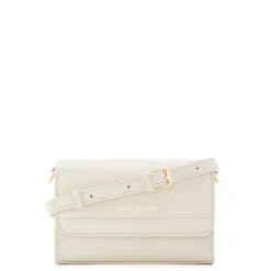 Isabel Bernard Femme Forte Kim crème leren crossbody tas van kalfsleer Cheap