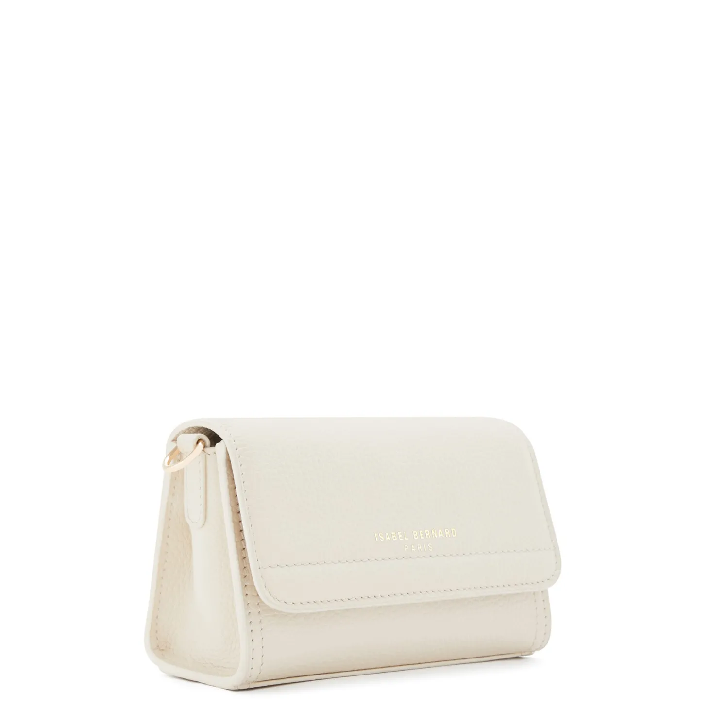 Isabel Bernard Femme Forte Kim crème leren crossbody tas van kalfsleer Cheap