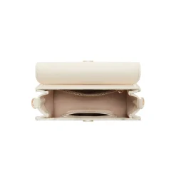 Isabel Bernard Femme Forte Kim crème leren crossbody tas van kalfsleer Cheap