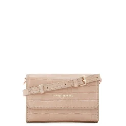 Isabel Bernard Femme Forte Kim croco beige leren crossbody tas van kalfsleer Outlet